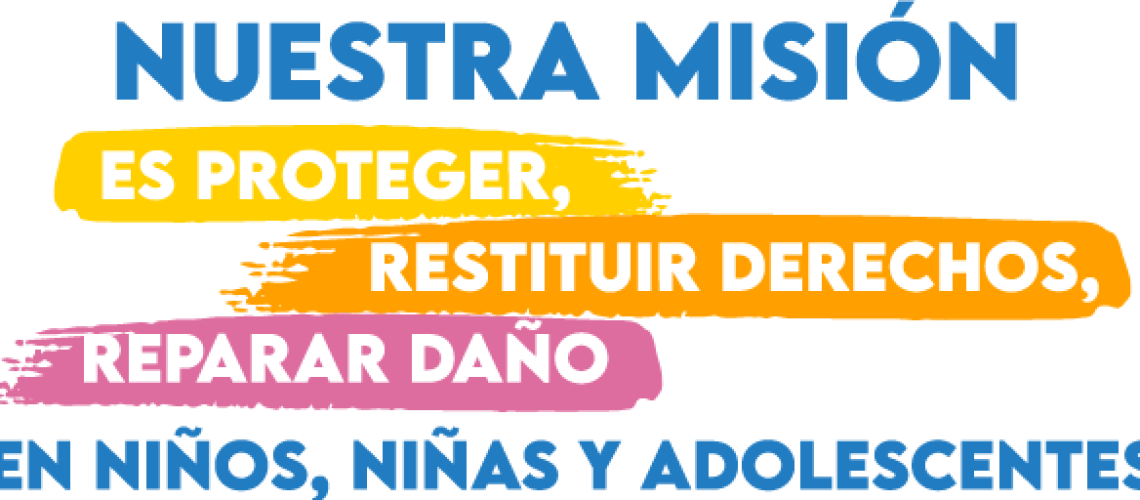 La misión del Servicio Mejor Niñez es proteger, restituir derecho, reparar daños en niños, niñas y adolescentes.